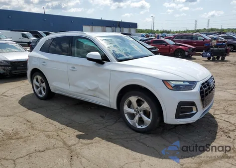 2021 Audi Q5 Premium Plus из США, поврежденный, VIN WA1BAAFY3M2112319